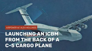 America really launched an ICBM from the back of a C-5 cargo plane