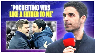 Mikel Arteta opens up on his relationship with "father figure" Mauricio Pochettino