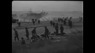 D-Day invasion archive news footage
