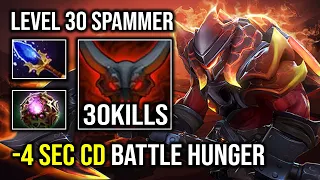 How to 100% Delete Offlane Like a Level 30 Axe Spammer with 4 Sec CD Battle Hunger Dota 2