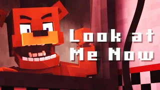 "Look at Me Now" | Minecraft FNAF Remix/Cover - Lyric Video