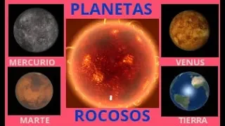 Conociendo el SISTEMA SOLAR  Planetas Rocosos  Video 2