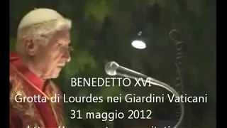 Benedetto XVI Visitazione di Maria a santa Elisabetta