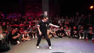 Minififty vs Baturo popping pro 1/16 Back to the future battle 2019