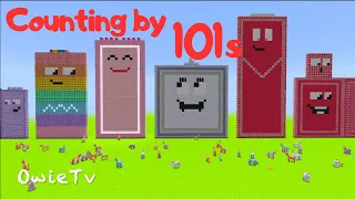 Counting by 101s Song | Skip Counting Songs for Kids | Minecraft Numberblocks Counting Songs