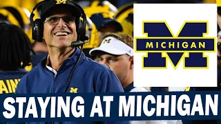 Jim Harbaugh Makes It Clear That He Will Be Staying at Michigan