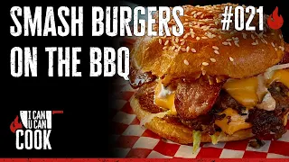 Smash Burgers on the BBQ - Kamado Joe Smash Burgers