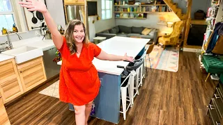Could You Live in an 800sqft SHED? | FULL TINY HOUSE TOUR