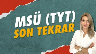 📢BEKLENEN MSÜ (TYT) SON TEKRAR GELDİ !!