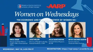 “Women On Wednesdays”: The Economic and Political Power of Women 50+