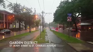 Watch as severe storms roll through New Orleans