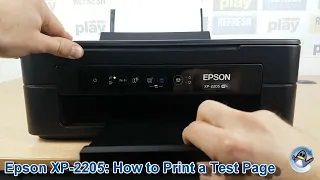 Epson Expression Home XP-2205: How to Print a Nozzle Check Test Page