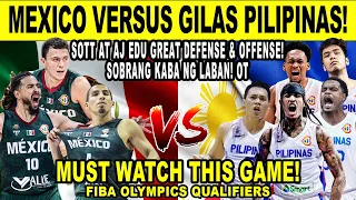 GILAS PILIPINAS vs MEXICO! Kai Sotto at AJ Edu Shocking Defense and Offense! Simulation