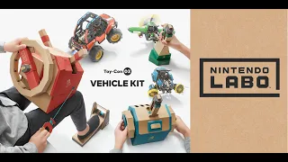 Собираем Nintendo Labo в прямом эфире: руль из набора "Транспорт"