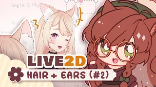 Live2D Rigging for Mila - Hair and Ears (Part 2)