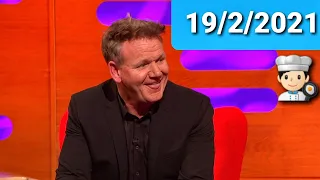 Graham Norton Show 19/2/2021 Gordon Ramsay, Rosamund Pike, Judi Love, Hugh Bonneville, Gareth Thomas