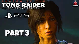 SHADOW OF THE TOMB RAIDER PS5 2024 Gameplay Walkthrough Part 3 -   (FULL GAME )