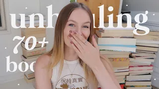 HUGE BOOK UNHAUL (70+) this one kinda hurt