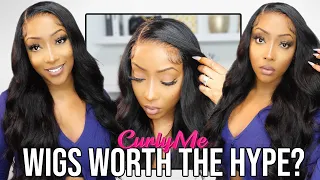 🎉Detailed GLUELESS MELT! | Closure Body Wave Wig 🎉 + Giveaway | Ft. CurlyMe