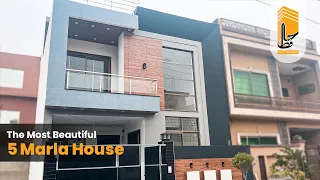 Double Height 5 Marla House Design in Lahore | 25 X 45 | Modern Interior Design | Park View City