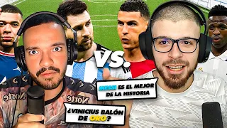 MESSI VS RONALDO DEBATE CON LOS FUTBOLITOS ¿QUIEN ES MEJOR?