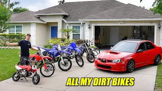 MY FULL DIRT BIKE COLLECTION + NEW HOUSE TOUR!