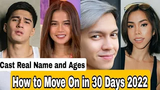 How to Move On in 30 Days Filipino Drama Cast & Real Life Partner || Carlo Aquino, Maris Racal