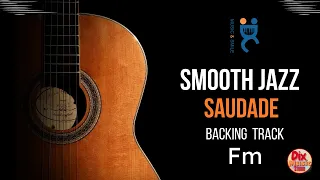 Backing track  - Smooth jazz Saudade in F minor (62 bpm)