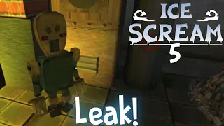 Ice Scream 5 New Gameplay Leak | Ice Scream 5 Pink Room & Dump Area | Keplarians