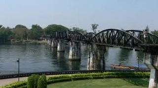 Thailand tourism _ Death Railway Bridge - Kanchanaburi's famous Bridge on the River Kwai