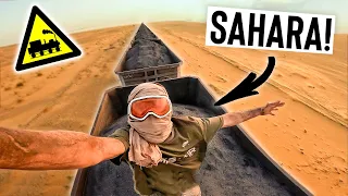 We are surfing the LONGEST TRAIN in the WORLD! Right through the DESERT (20h through SAHARA)