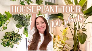 HOUSEPLANT TOUR | my complete 100+ collection💚 common + rare plants