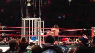 Reigns and Rollins put Owens and Jericho in shark cage