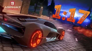 ASPHALT 9 - LAMBORGHINI TERZO MILLENNIO CUP #2 - 1:17.535