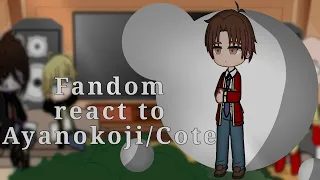 Fandoms React To Ayanokoji // COTE // [3/6] // Emerald