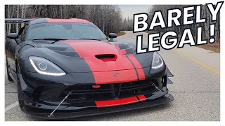 The 2017 Dodge Viper ACR Extreme is a street legal race car!