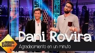 Dani Rovira y su discurso de agradecimiento en un minuto I El Hormiguero 3.0