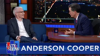 "Where's The Dad Bod?" Colbert Grills Anderson Cooper Before His Second Father's Day