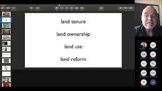 Land Ownership and land reform: a community planning issue. Recording on 15th September 2022.