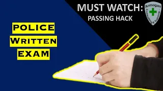 Police Written Exam (How To Ensure You Pass)