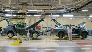 Skoda Octavia Production - производство автомобилей