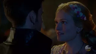 Once Upon a Time 7x07 Hook Saves Rapunzel & Hook and Rapunzel Kiss