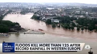 Floods kill more than 125 people in Western Europe