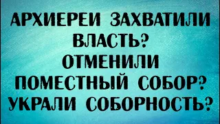 У нас украли соборность и отменили поместный собор?