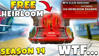 *NEW* FREE HEIRLOOM FOR EVERYONE IN S14! - Top Apex Plays, Funny & Epic Moments #1018