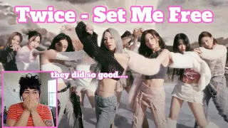 Reaction to TWICE "SET ME FREE" M/V