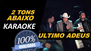 Último Adeus, Trio Parada Dura, Eduardo Costa, Leonardo - Karaokê (2 TONS ABAIXO)