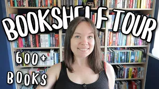 600+ Books - Bookshelf Tour 2023 || My Home Library & Custom Bookshelves