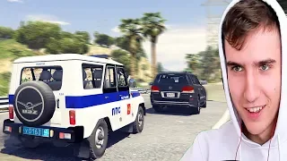 ПОГОНЯ ЗА LEXUS 570 НА УАЗ ДПС ! УГАР - GTA 5 ONLINE