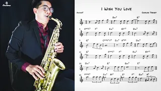 I Wish You Love (easy solo) for Saxophone